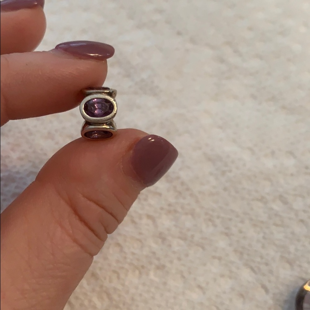 Authentic Amethyst pandora charm